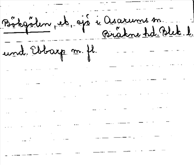 Bild på arkivkortet för arkivposten Bökgölen