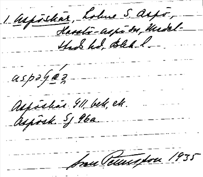 Bild på arkivkortet för arkivposten Aspöskär