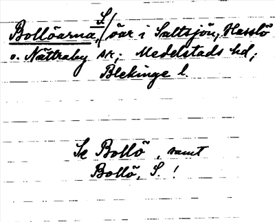 Bild på arkivkortet för arkivposten Bollöarna, S.