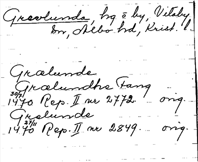 Bild på arkivkortet för arkivposten Grevlunda