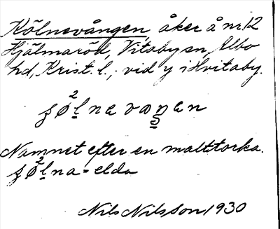 Bild på arkivkortet för arkivposten Kölnevången