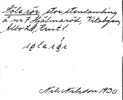 Bild på arkivkortet för arkivposten Söle rör