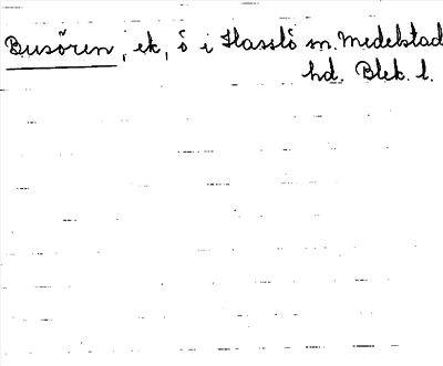 Bild på arkivkortet för arkivposten Busören