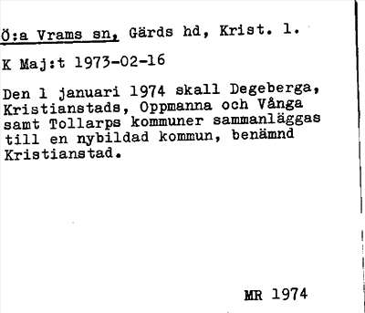 Bild på arkivkortet för arkivposten Östra Vrams sn