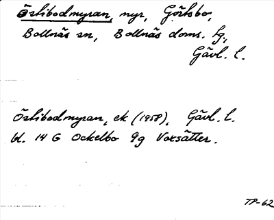 Bild på arkivkortet för arkivposten Östibodmyran
