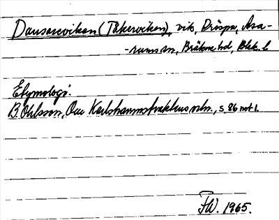 Bild på arkivkortet för arkivposten Dansareviken (Tåkerviken)