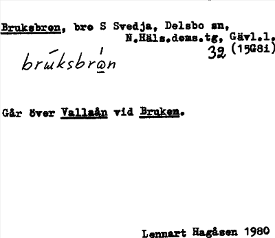 Bild på arkivkortet för arkivposten Bruksbron