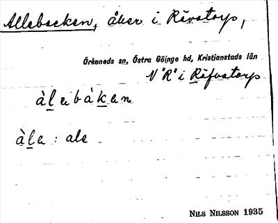 Bild på arkivkortet för arkivposten Allabacken