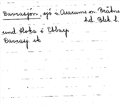 Bild på arkivkortet för arkivposten Davrasjön