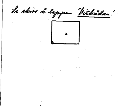 Bild på baksidan av arkivkortet för arkivposten Flöten, St.