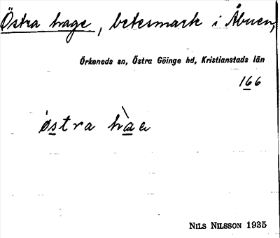 Bild på arkivkortet för arkivposten Östra hage