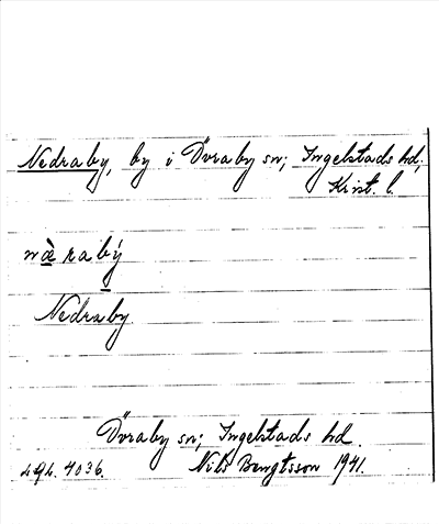 Bild på arkivkortet för arkivposten Nedraby