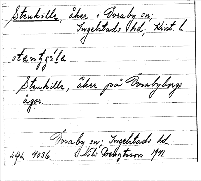 Bild på arkivkortet för arkivposten Stenkille
