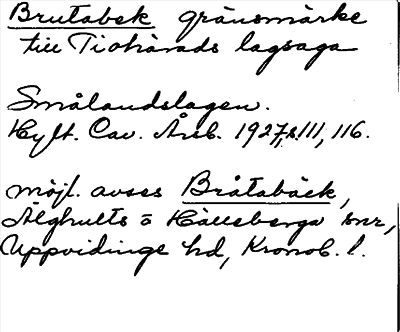 Bild på arkivkortet för arkivposten Brutsbek
