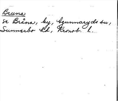 Bild på arkivkortet för arkivposten Bruna