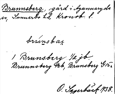 Bild på arkivkortet för arkivposten Brunnsberg