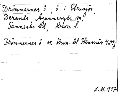 Bild på arkivkortet för arkivposten Drömmarnas ö