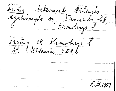 Bild på arkivkortet för arkivposten Fruäng
