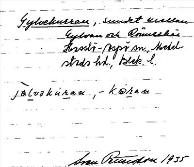 Bild på arkivkortet för arkivposten Gylvekurran