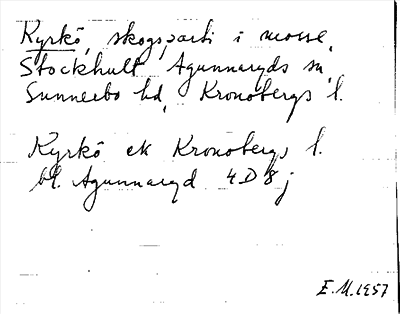 Bild på arkivkortet för arkivposten Kyrkö