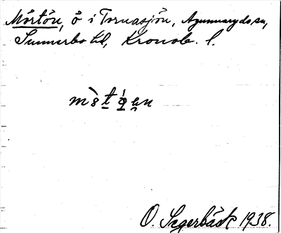 Bild på arkivkortet för arkivposten Mörtön