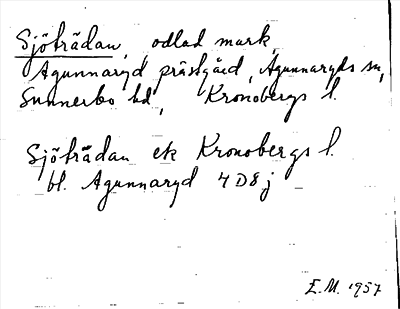Bild på arkivkortet för arkivposten Sjöträdan