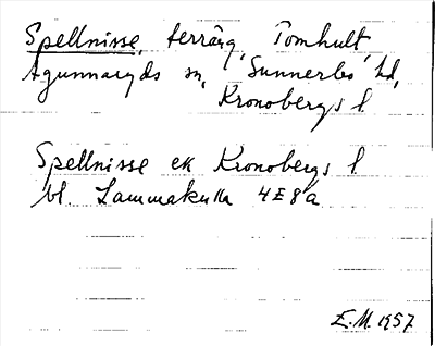 Bild på arkivkortet för arkivposten Spellnisse