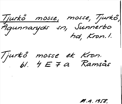Bild på arkivkortet för arkivposten Tjurkö