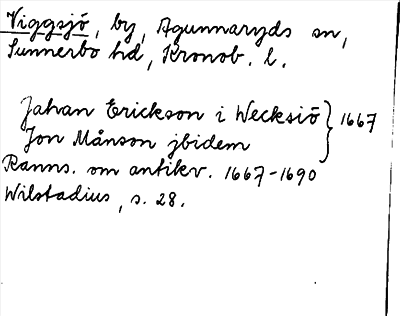 Bild på arkivkortet för arkivposten Viggsjö
