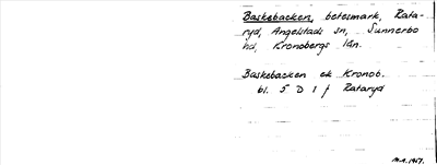 Bild på arkivkortet för arkivposten Baskebacken