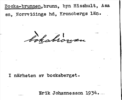 Bild på arkivkortet för arkivposten Bocka-brunnen