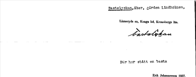 Bild på arkivkortet för arkivposten Bastelyckan