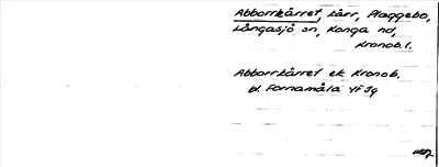 Bild på arkivkortet för arkivposten Abborrkärret