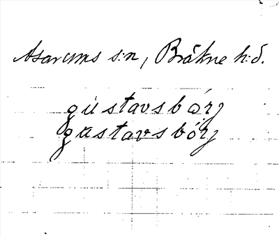 Bild på arkivkortet för arkivposten Gustavsborg