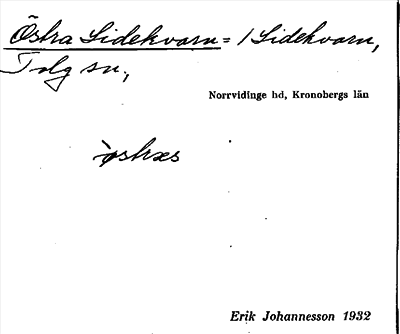 Bild på arkivkortet för arkivposten Östra Lidekvarn