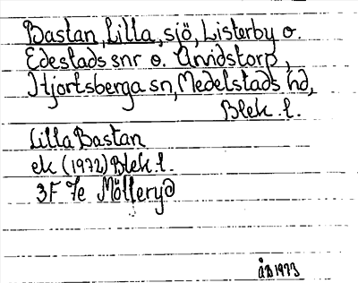Bild på arkivkortet för arkivposten Bastan, Lilla