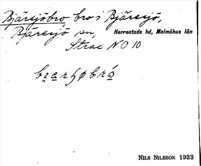 Bild på arkivkortet för arkivposten Bjärsjöbro