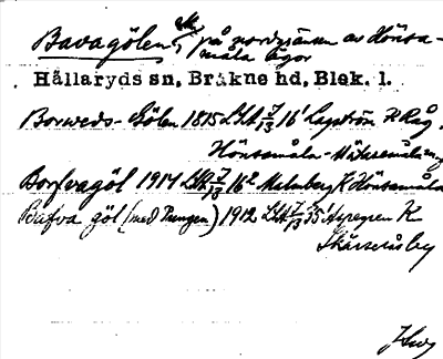 Bild på arkivkortet för arkivposten Bavagölen