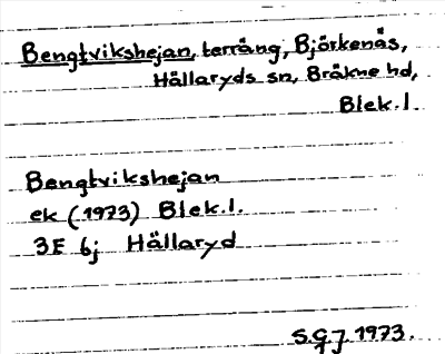 Bild på arkivkortet för arkivposten Bengtvikshejan