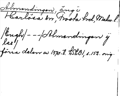 Bild på arkivkortet för arkivposten Almendingen