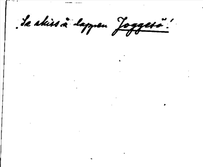 Bild på baksidan av arkivkortet för arkivposten Bokö, Ö.