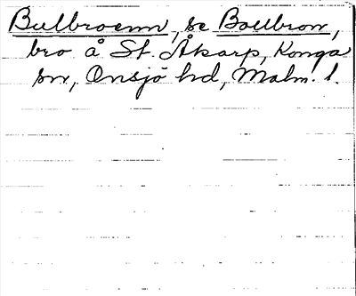 Bild på arkivkortet för arkivposten Bullbroenn, se Bollbron