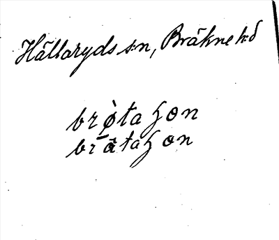 Bild på arkivkortet för arkivposten Bråtasjön