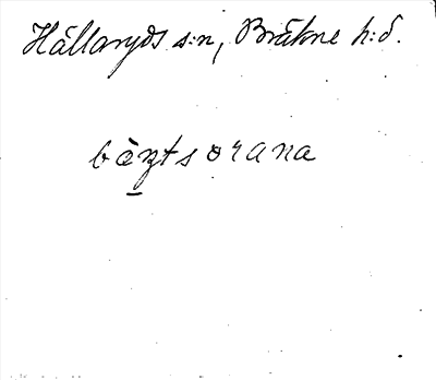 Bild på arkivkortet för arkivposten Bengtsörarna