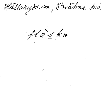 Bild på arkivkortet för arkivposten Fläskö