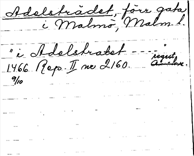 Bild på arkivkortet för arkivposten Adelsträdet