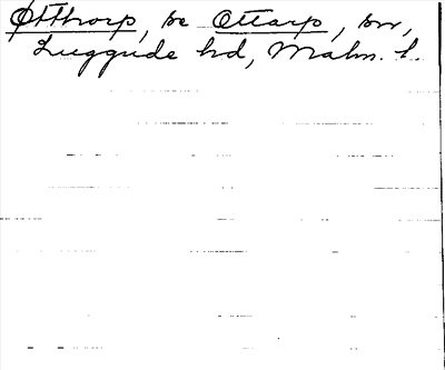 Bild på arkivkortet för arkivposten Øtthorp, se Ottarp