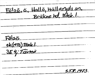 Bild på arkivkortet för arkivposten Fölsö