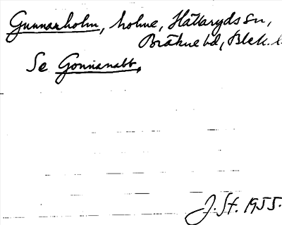 Bild på arkivkortet för arkivposten Gunnarholm