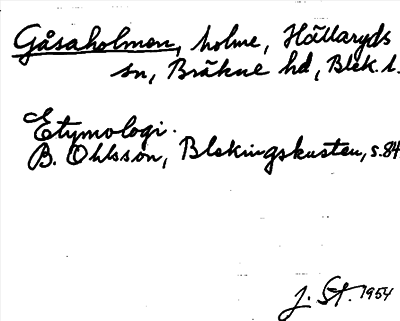 Bild på arkivkortet för arkivposten Gåsaholmen